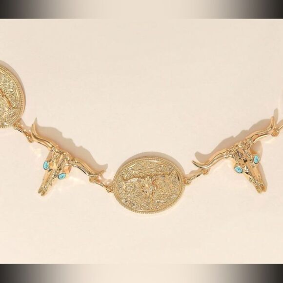 Western style belt N783 main image 5